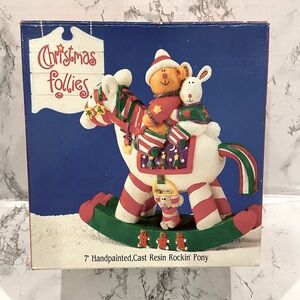 *1994* Rare Christmas Follies by Sue Dreamer, International Christmas Rocky Pony